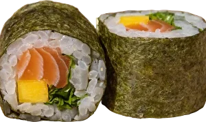 Futomaki Salmão Manga Rúcula