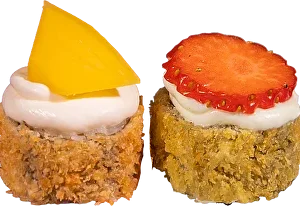 Hot Roll Salmão, Morango e Manga