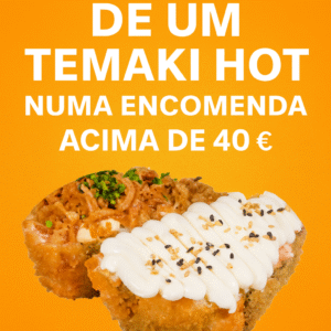 Para obter esta promoção indique nas notas da sua encomenda