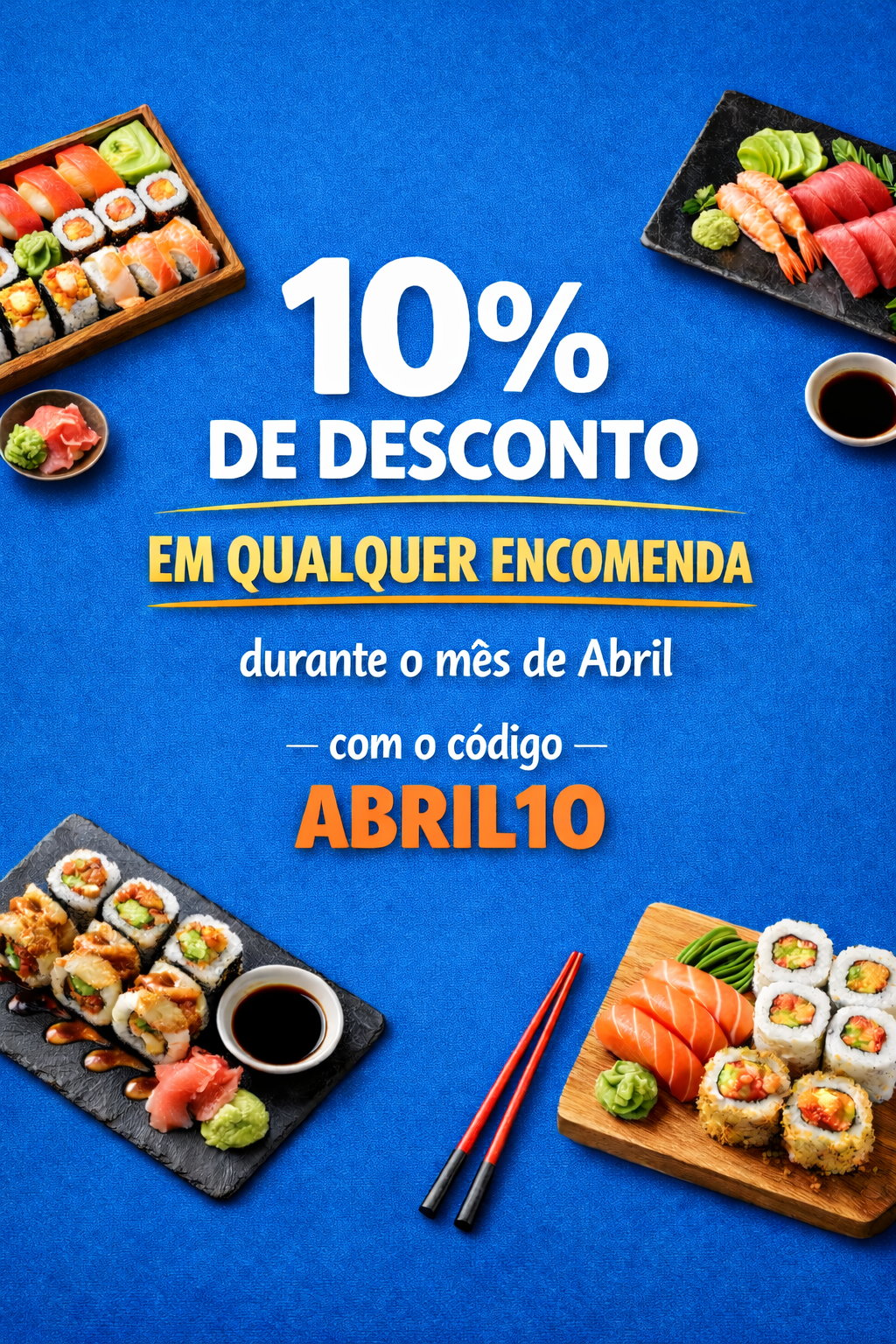*Promoção do mês de Abril*